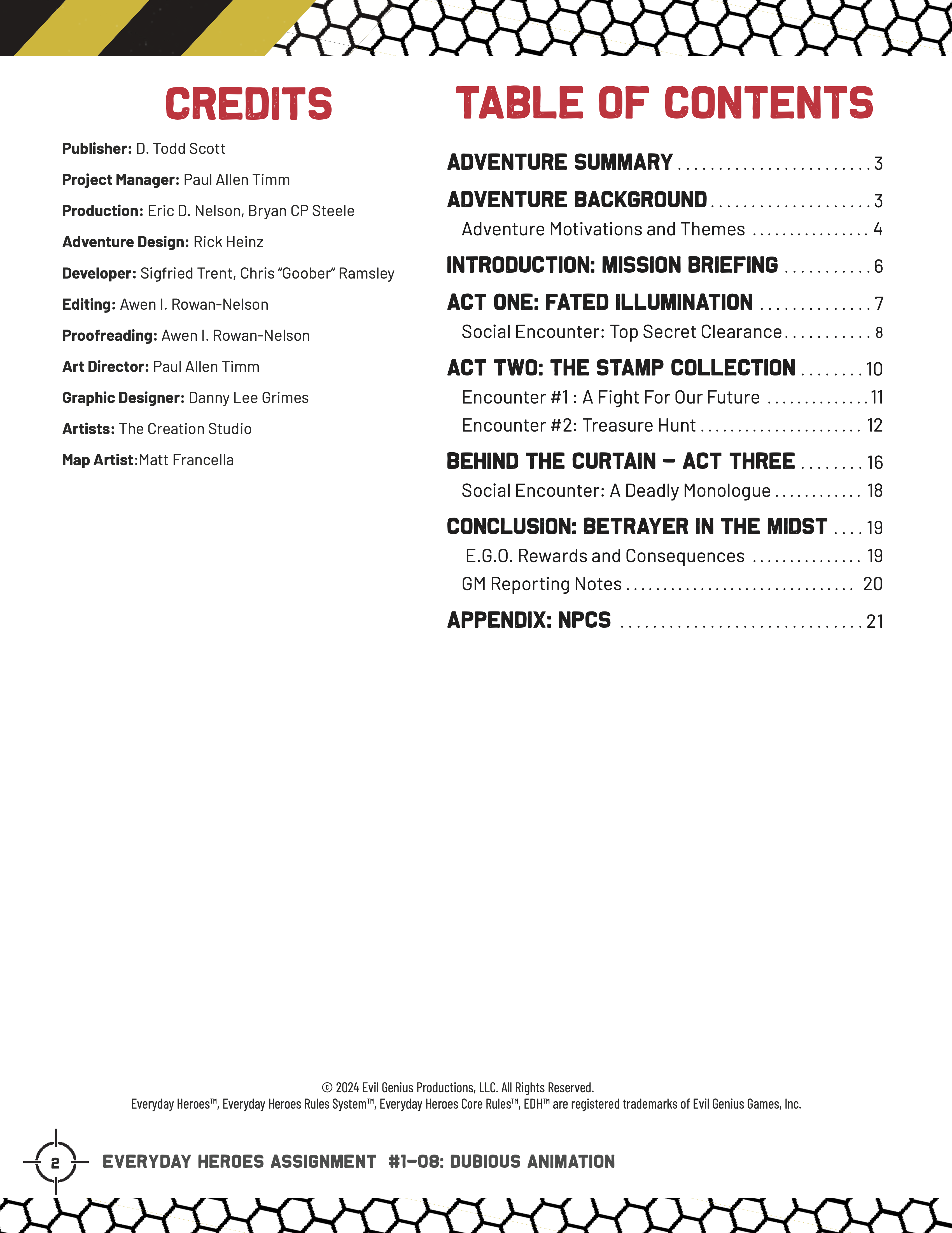 REDEMPTION Assignment 08: Dubious Animation (E.G.O.)